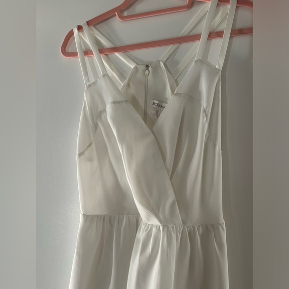 White faux wrap dress - Picture 2 of 4